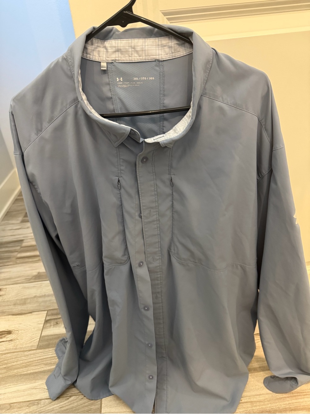 Under Armour Men’s Lightweight Shirt Jacket in Slate Blue